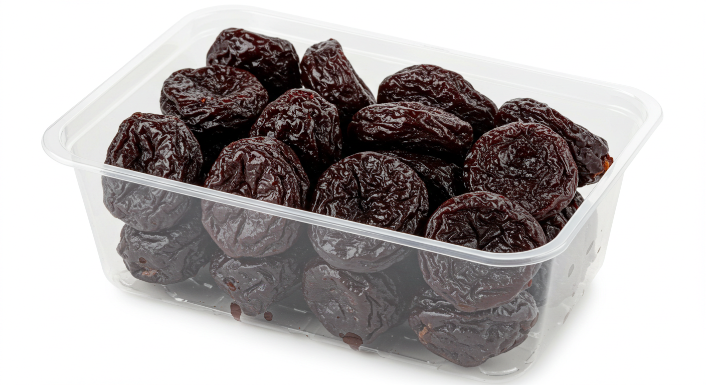 French peeled prunes